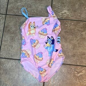 Bluey Pink Swimsuit worn once!